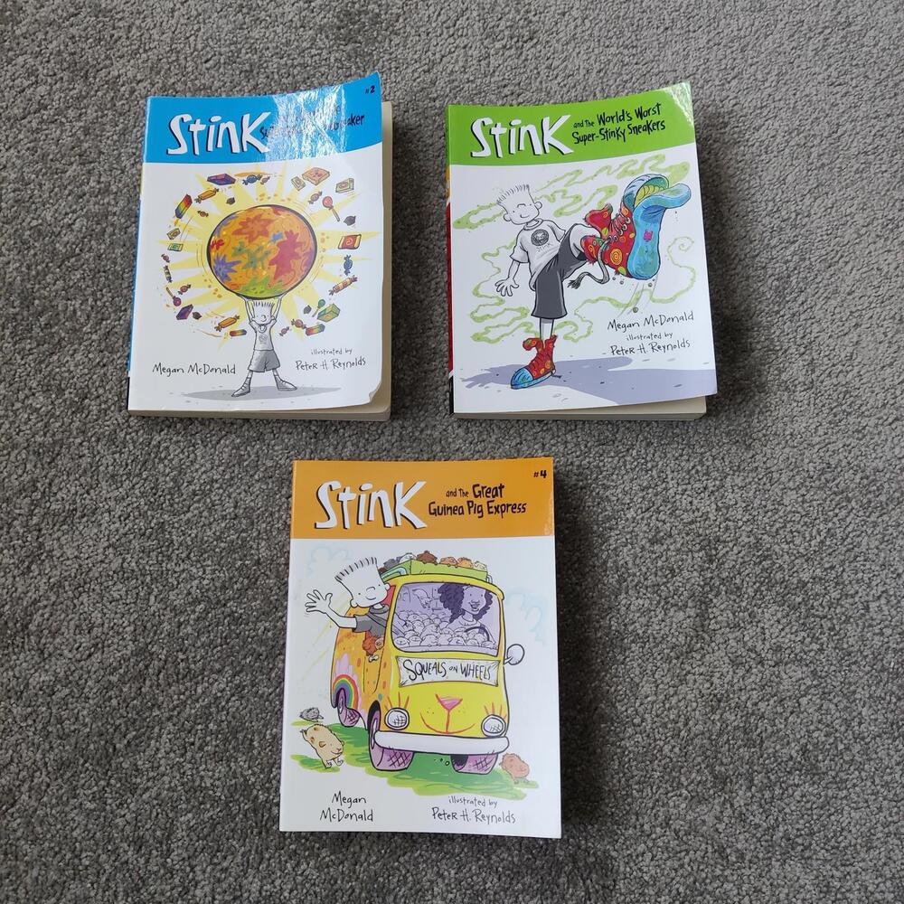 Stink Chapter Book Lot #2, #3 & #4 by Megan McDonald